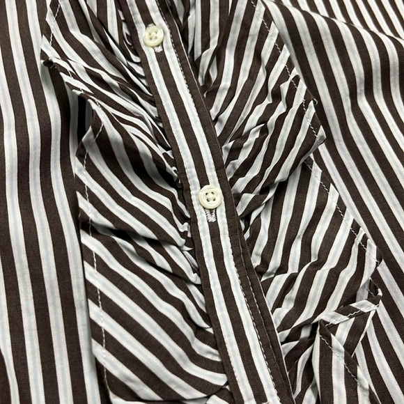 GAP Black and White Striped Blouse - Picture 8 of 16